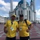 Torcedores de Brasília visitaram o Kremlin de Kazan nesta quarta-feira