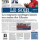 O 'Le Soir', jornal belga, traz em sua capa a seguinte manchete: 'Para terminar na Apoteose'