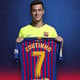 Coutinho com a camisa 7 do Barcelona