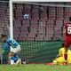 Insigne fez o gol da vitória do Napoli no fim do jogo&nbsp;