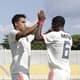 Com Michael, Reinier celebra gol sobre o Jaguariúna