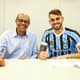 Felipe Vizeu anunciado pelo Grêmio