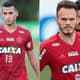 MONTAGEM -  Trauco e Renê atuando pelo Flamengo