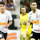 Montagem com os jogadores Araos e Boselli, do Corinthians