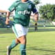 A meio-campista Carla, do Palmeiras