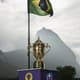 Troféu da Copa do Mundo de Rugby no Pão de Açúcar e Copacabana