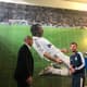 Sheik durante visita ao Real Madrid