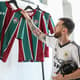 Messi com a camisa do Fluminense