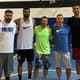 Daniel Nóbrega, Wesley, Matthew Hiller, Shad Saunders e João Pedro NBA