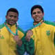 Isaac Nascimento e Kawan Figueiredo, ganham medalha de bronze na plataforma 10mts,
