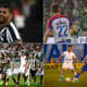 Montagem - Botafogo, Palmeiras, Fluminense e Cruzeiro