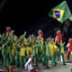 Pela primeira vez na história dos Jogos Pan-Americanos, o Brasil teve uma mulher como porta-bandeira. Uma não, duas. Martine Grael e Kahena Kunze foram as representantes brasileiras.