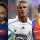 Neymar, Beckham e David Villa já foram disputados por Barça e Real. Hoje, o brasileiro está sendo cobiçado pelos dois clubes novamente