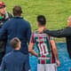 Fluminense x Santos - Ganso discute com Oswaldo de Oliveira