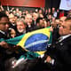 Delegação brasileira comemora a eleição do Rio para ser a sede da Olimpíada de 2016 (Crédito: Ricardo Stuckert/Agência Brasil)
