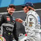 Pietro e o avô Emerson Fittipaldi durante a última etapa da&nbsp; DTM na Alemanha