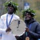 Joyciline Jepkosgei e Geoffrey Kamworor, campeões da Maratona de Nova York 2019