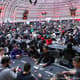 Salão do WTC Sheraton durante o main Event do BSOP Millions