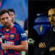 Montagem - Messi x Vicente