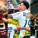 Montagem - Flamengo,Corinthians e Palmeiras