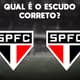 Desafio: qual o escudo certo - São Paulo