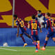 Ansu Fati, Messi e Griezmann - Barcelona x Villarreal