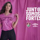 Camisa rosa - Fluminense