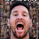Messi na capa da revista argentina "La Garganta Poderosa"