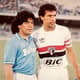 Napoli x São Paulo - Maradona e Careca