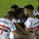 Jogadores do Botafogo-SP comemoram gol na Série B