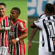 Montagem São Paulo e Atlético Mineiro