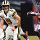mitchell trubisky chicago bears drew brees new orleans saints