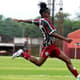 Luany, em ação pelo time feminino do Fluminense