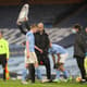 Manchester City x Aston Villa - Pep Guardiola e Kevin De Bruyne