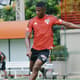 Orejuela em seu primeiro treino pelo São Paulo