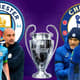 Montagem - Manchester City x Chelsea