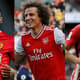 Paulinho do Guangzhou Evergrande, o zagueiro David Luiz, do Arsenal, e Diego Costa, do Atlético de Madrid