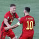 Bélgica x Portugal - Thorgan Hazard e Eden Hazard