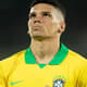 Paulinho (atacante) - com camisa da Seleção Brasileira