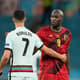Bélgica x Portugal - Romelu Lukaku e Cristiano Ronaldo