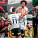 Flamengo em 2021, uma do time do Corinthians em 2021 e uma do São Paulo em 2021
