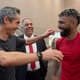 Paulo Sousa, Marcos Braz e Gabigol - Flamengo