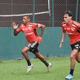 Talles e Igor Gomes - treino do São Paulo