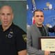 Marcello Salazar e Diego Gamonal receberam prêmios pelos serviços prestados à polícia americana