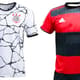 camisas de 2021 do Corinthians e Flamengo