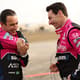Os pilotos da MSR, Helio e Pagenaud, no teste da terça feira (Foto: IndyCar Media)
