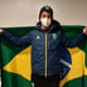 Manex Silva será o porta-bandeira do Brasil na Cerimônia de Encerramento em Pequim (Foto: Leonardo Hirao/COB)