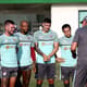 Nino, Felipe Melo e Nathan - Fluminense