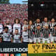 Montagem Flamengo x Atletico mg