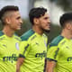 Atuesta, Gómez e Piquerez - Treino Palmeiras